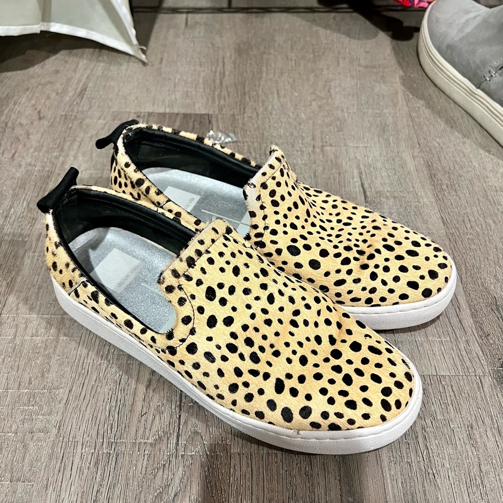 Dolce Vita cheetah slip-on sneakers